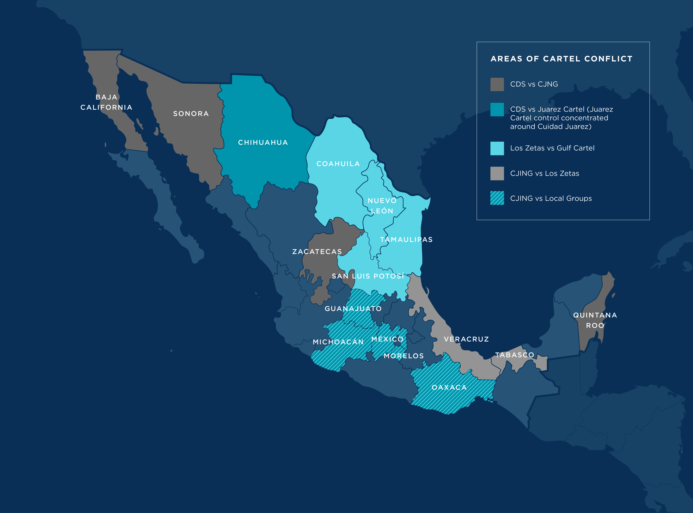 Risk Map 2023 Analysis Mexico Cartel War